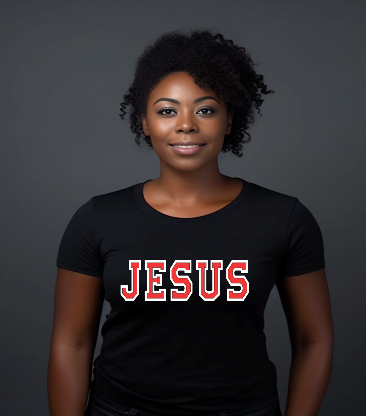 JESUS Varsity Letter Tee