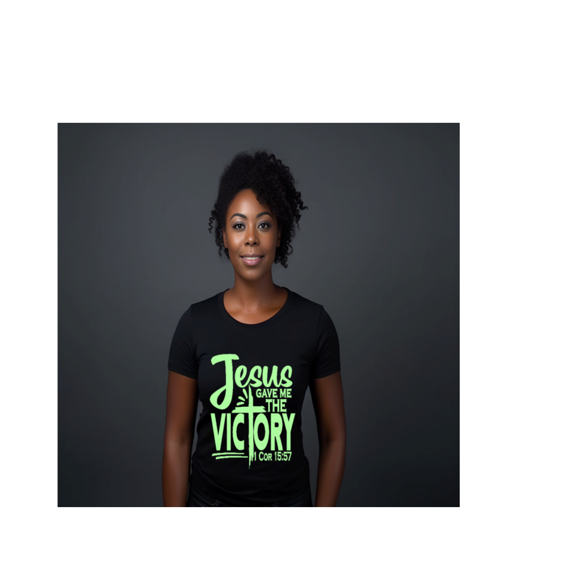 Jesus Gave Me the Victory Unisex Cotton Christian T‑Shirt