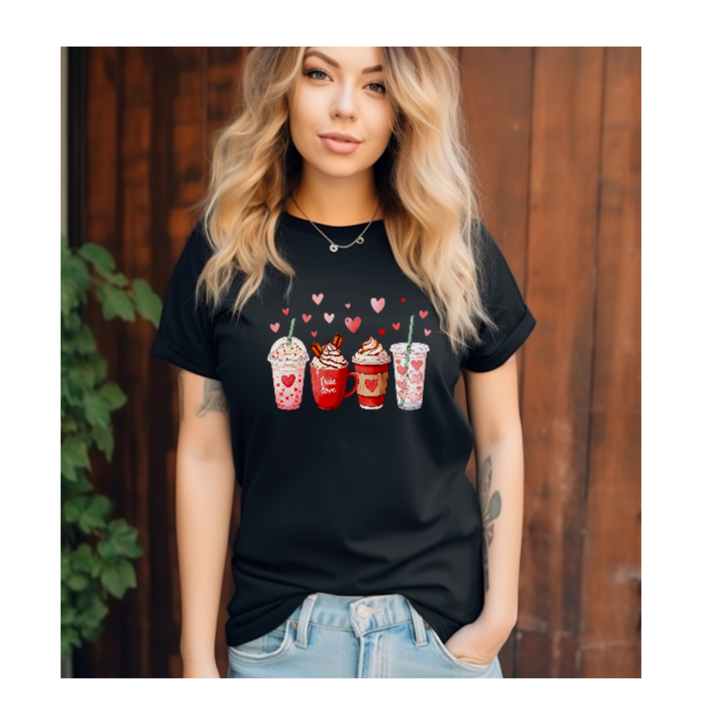 Cute Valentine’s Day Coffee Tee for Women