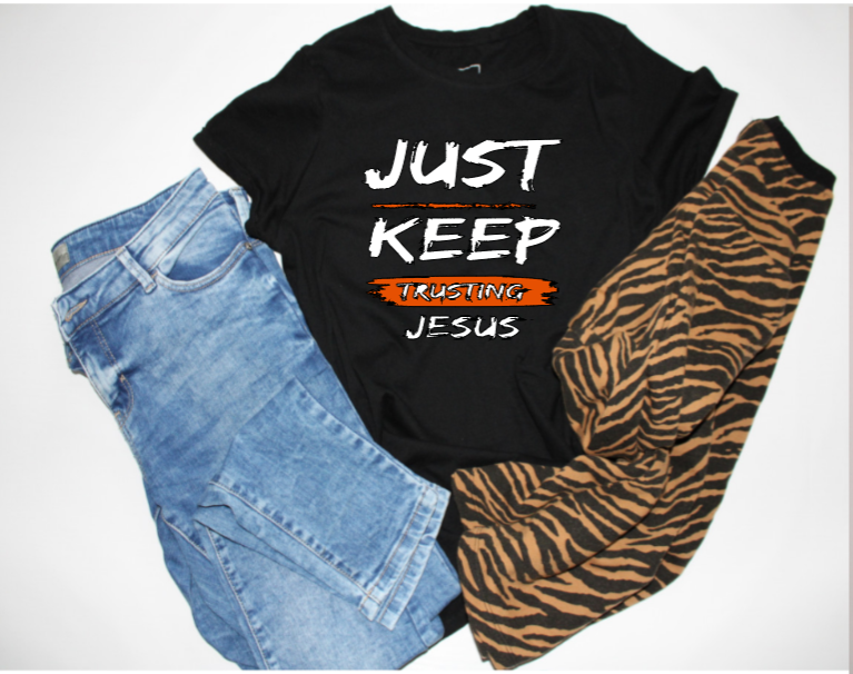 Keep Trusting Jesus Inspirational T-Shirt