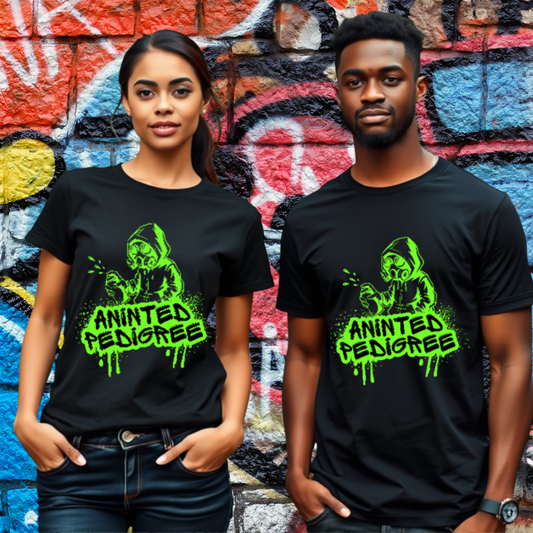 Anointed Pedigree Graffiti Tee Christian Streetwear Shirt