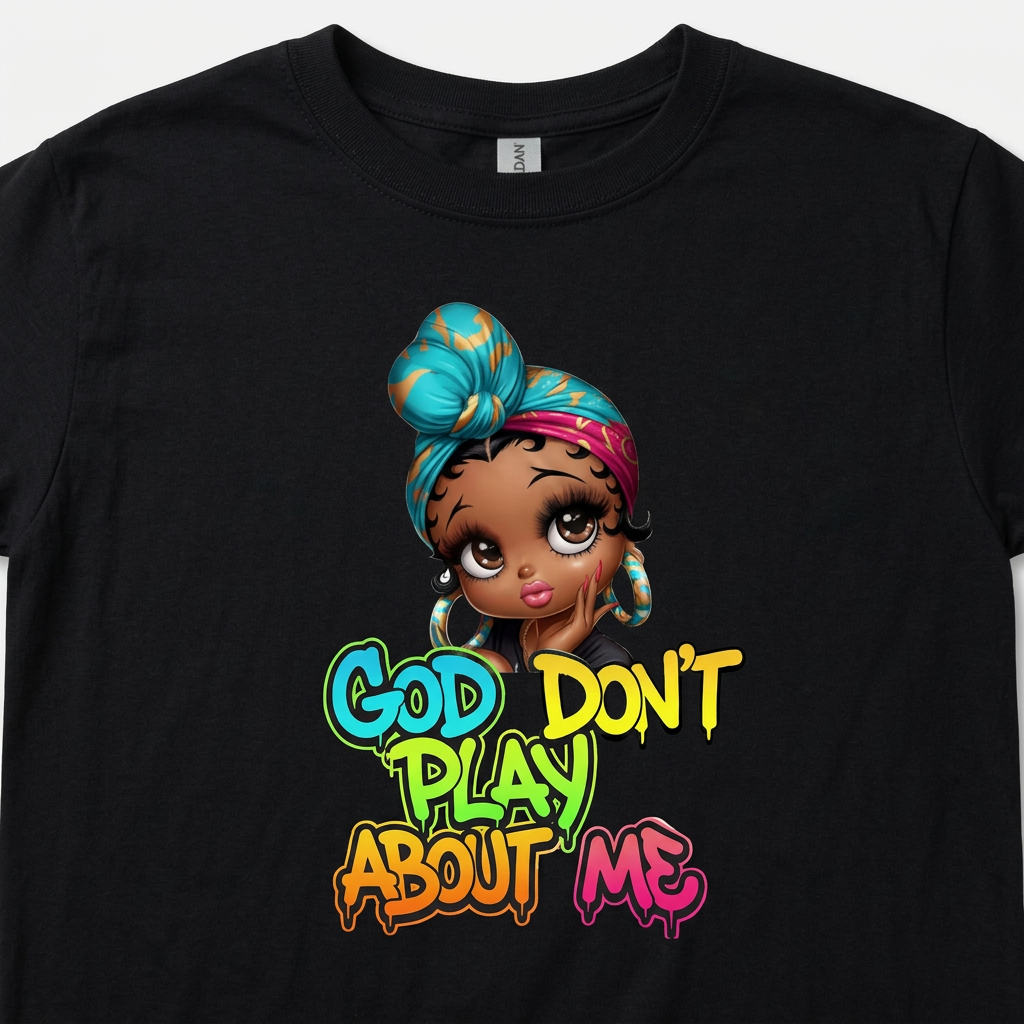 Streetwear tee DTF artwork-detail mockup