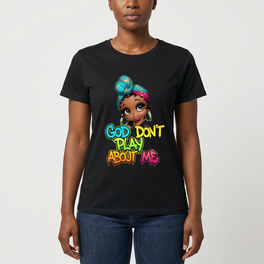 Streetwear tee on-model front mockup